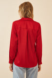 Flowy Solid Satin Shirt