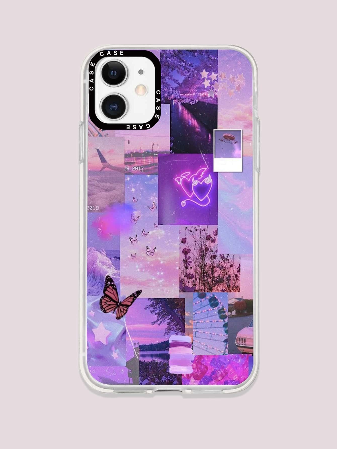 SHEIN Aesthetic Collage Phone Case – Urban Chic - Main Image