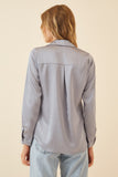 Flowy Solid Satin Shirt